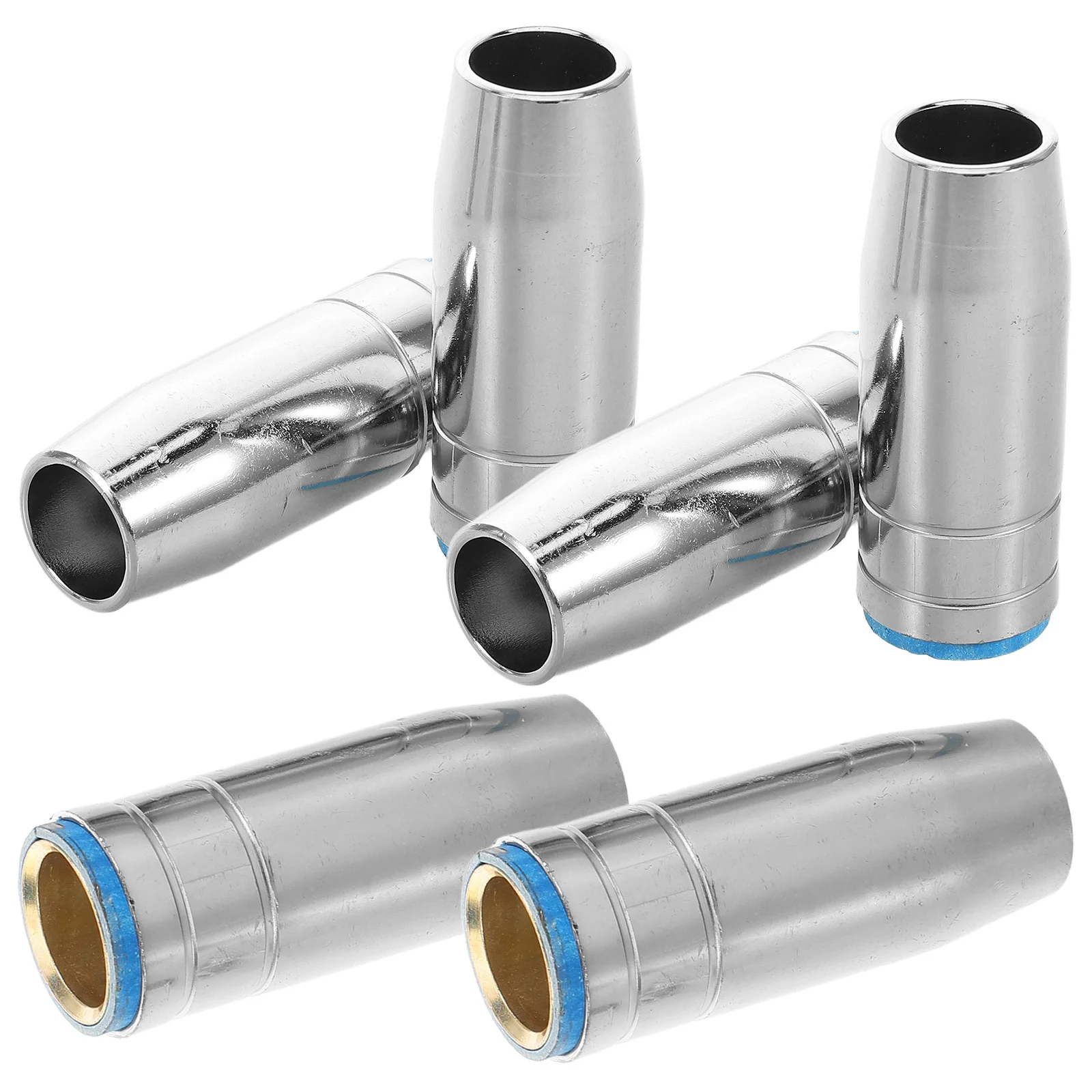 

6 Pcs Nozzle Protection Cup Conical Shield Cups for Welding Tips Gas Caps Copper Welded Protective