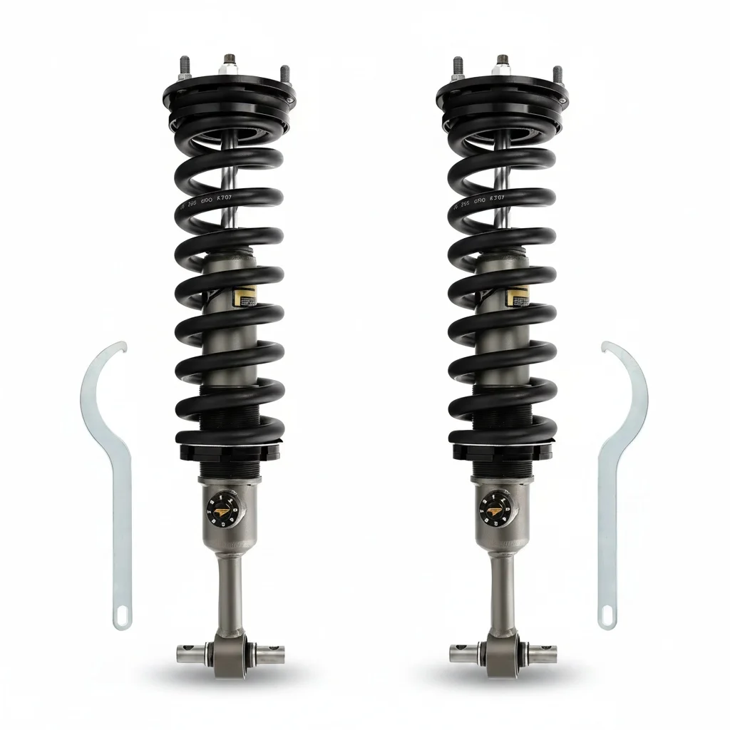 

For Front Shock Absorber for Ford F-150 2014-2020 4WD, 2 Inch Lift Struts, Adjustable Damping Steel Off-road Car Spare Parts