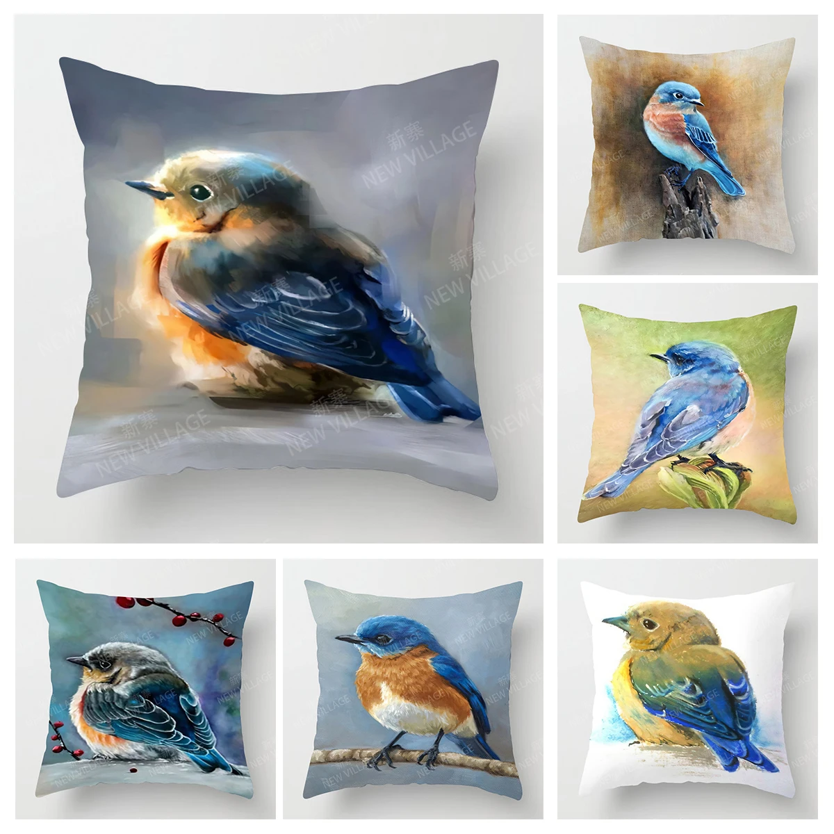 Home living room natural and Animal Styles decoration cushion cover home  throw pillow covers45*45 pillowcase40x40cm 50x50 45x45