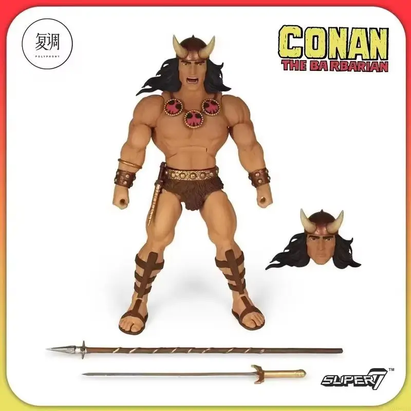 Super7 Savage Conan Manga Ultimate Edition Retro Limited Edition Trendy Play Ornament Action Figure Model Toys