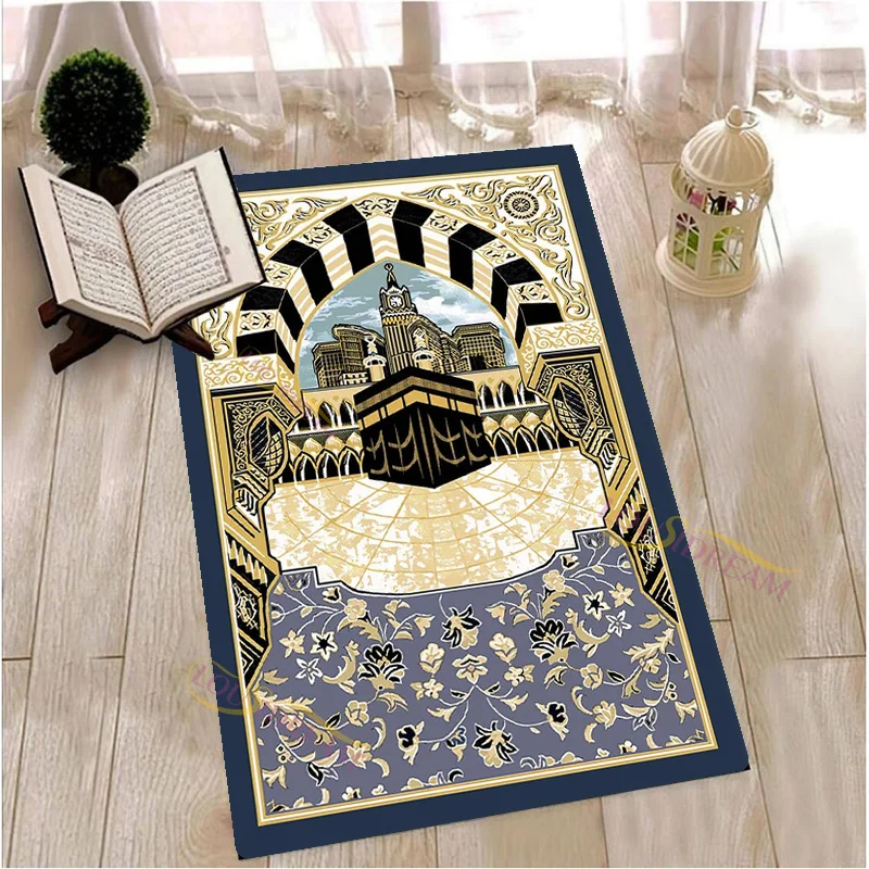 Personalized Prayer Rug Prayer Rug for Muslim Customize Prayer Rug  Woman Prayer Mat Islamic Gift Soft Islamic Home Decor