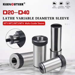 1Pcs D20 D25 D32 D40-5/6/7/8/10/12/13/14/16/18/20/25/32/MT1/MT2 Mm Cnc Draaibank Tool Holder Tool tijdschrift Geleidebus Taper Schacht