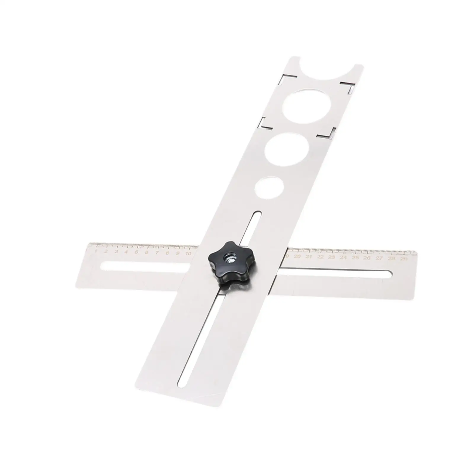 

Ceramic Tile Hole Locator Ruler Hole Opener Locator for Woods Wall Marbles