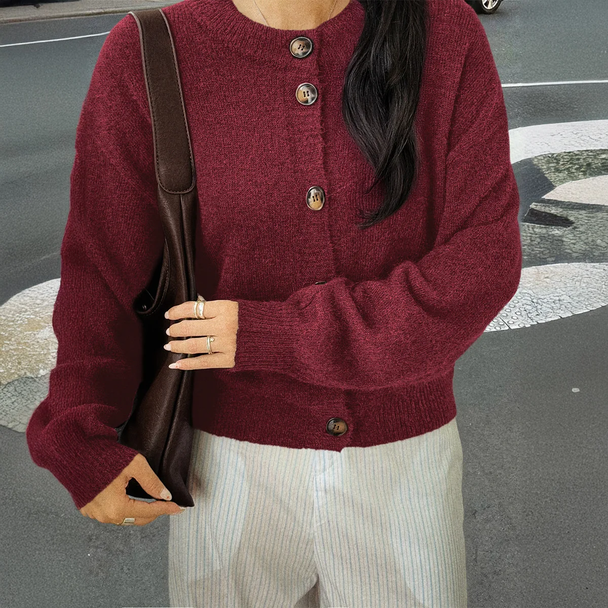 Koszula z długim rękawem, kurtka, sweter damski na wakacje, kolekcja jesień/zima 2025