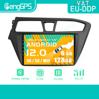 For HYUNDAI I20 2015 - 2018 ​​Android Car Radio Stereo DVD Multimedia Player 2 Din Autoradio GPS Navi PX6 Unit Touch Scree