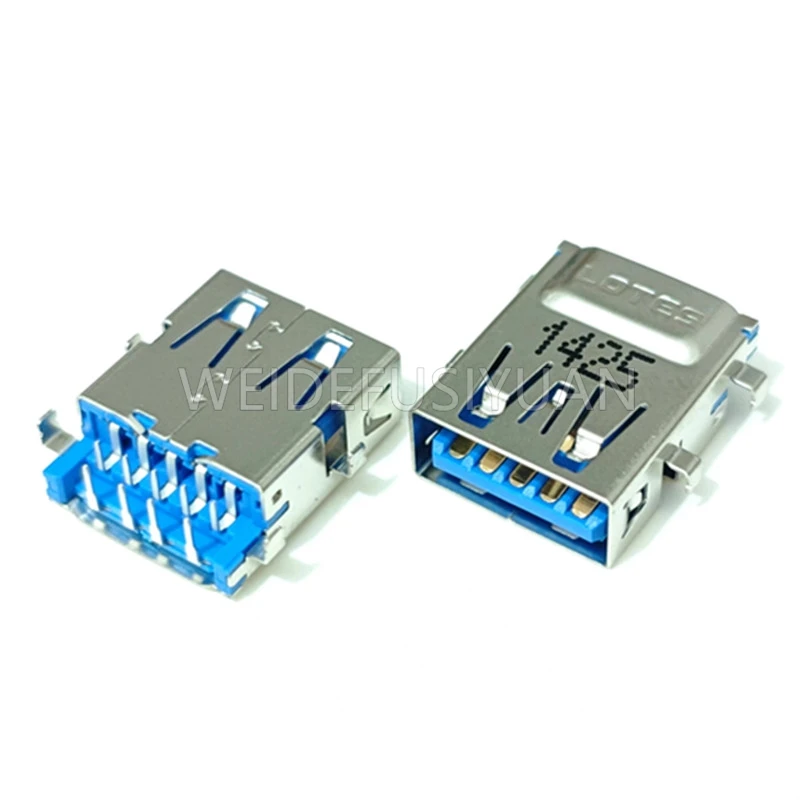 Laptop USB 3.0 Jack Female Port 9Pin Socket Data Connector Plug untuk ACER AN515-44 AN515-45 AN515-46 AN515-55 AN515-56 AN515-57