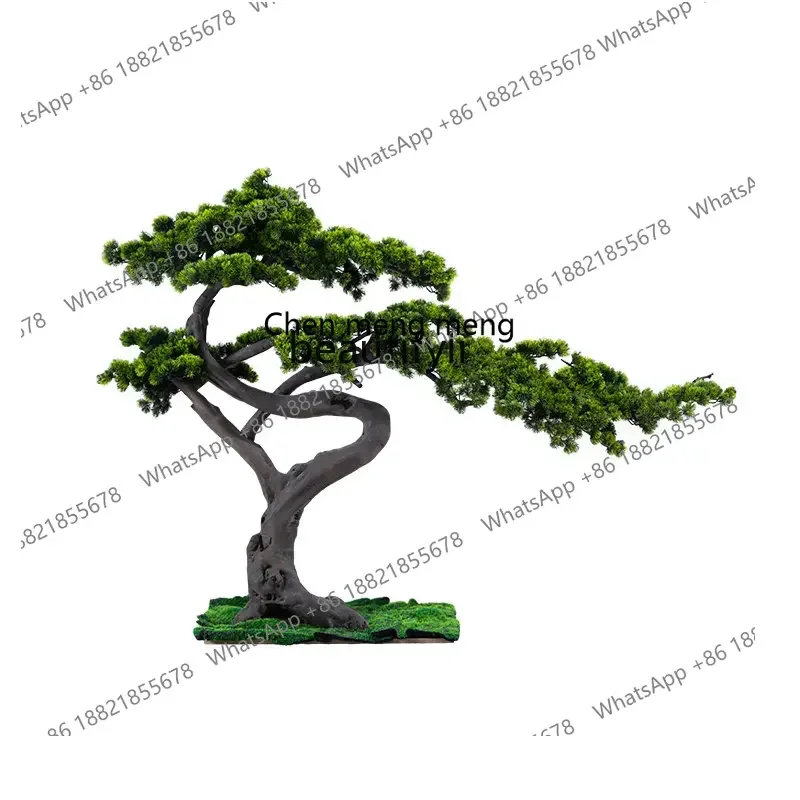 

cc182R1 Искусственное поздравление сосна Крытый показ Украшение окна Ландшафтный дизайн Зеленое растение Поддельные деревья Большие напольные украшения