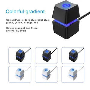 TECER-INKTOP-Computerdesktop, LED-Licht-Mutterplatte, externe Startleistung, Turnknopf, Home Office-Verlängerungskabel, KG-1, 2M 7 Hauptverkaufs Busboin - №5