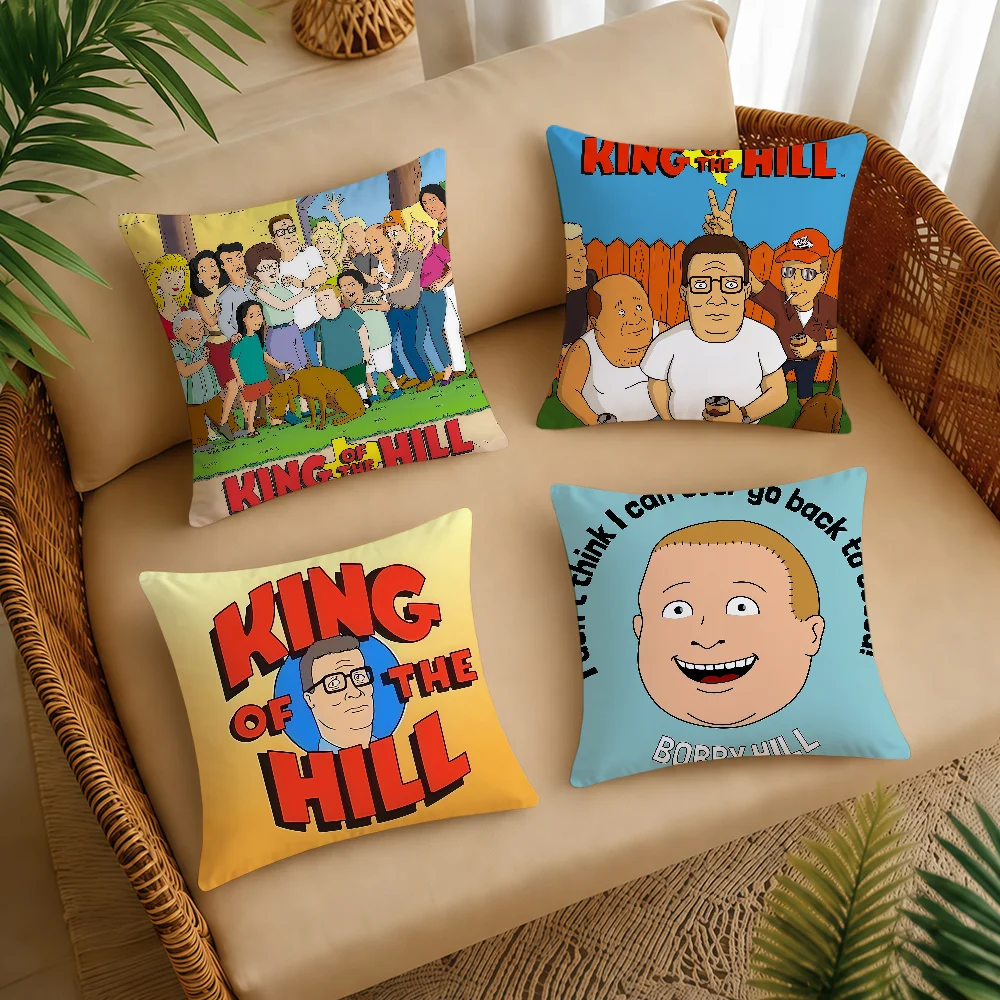 DSN K-KingS Of The H-HillS Cushion Cover Square Decorative Throw Pillow Case Sofa Bed Living Room Anniversary Gifts