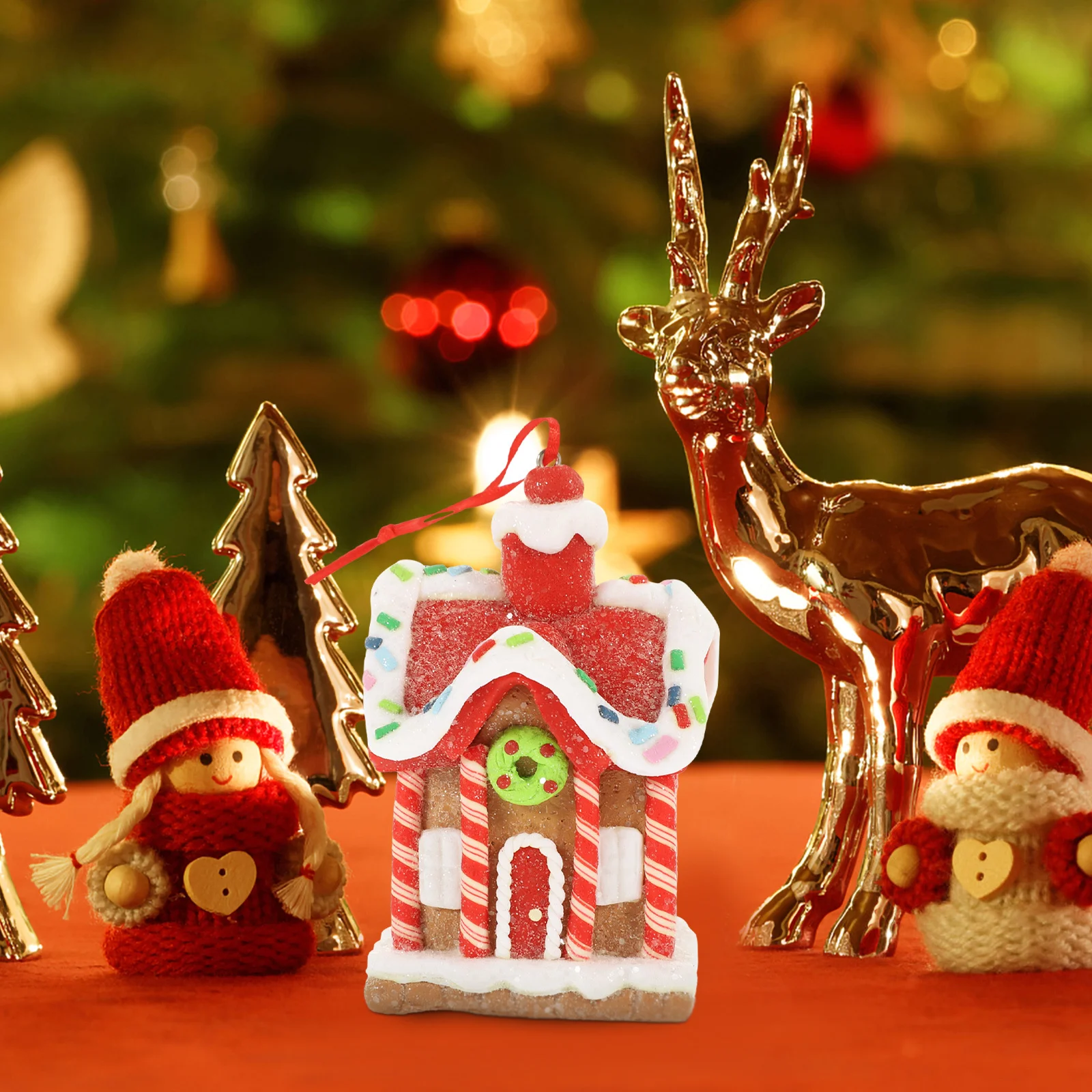 

Soft Clay Decorations Mini Figurines Miniature Adornment Ornament Table Centerpiece Cute Room Small for Home