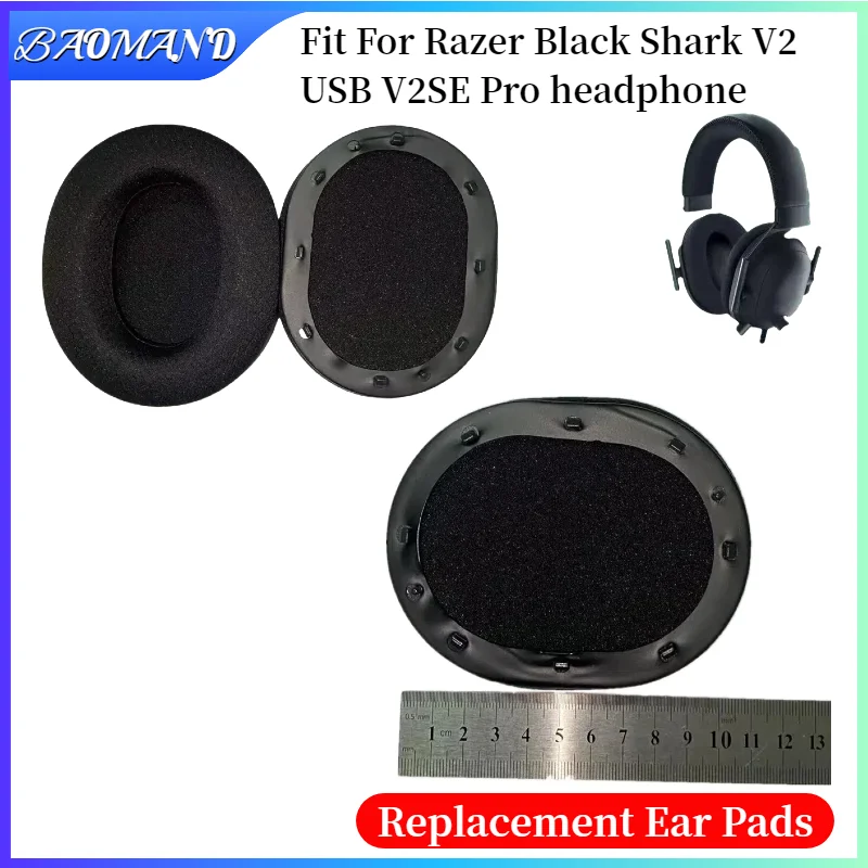 

Replacement Earpads Cushion For Razer Black Shark V2 USB V2SE Pro Headphones Memory Sponge Sleeves Cover Case Repair Parts