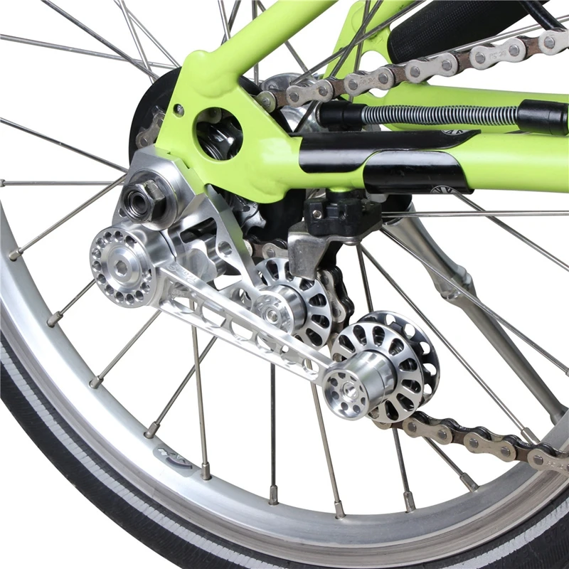 Folding Bike Chain Stabilizer 2 3 6 Speed Aluminum Alloy Bicycle Rear Derailleur Guide Chain Tensioner for Brompton