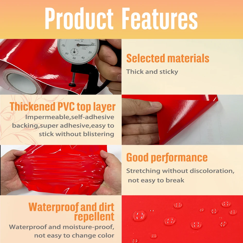 ملصقات كتابة الحروف اللاصقة ، 3 ملصقات نقل من كلوريد البولي فينيل ، فينيل مجمع ، أفلام ذاتية اللصق ذاتية الصنع ، غير قابلة للطي ، 27 لون