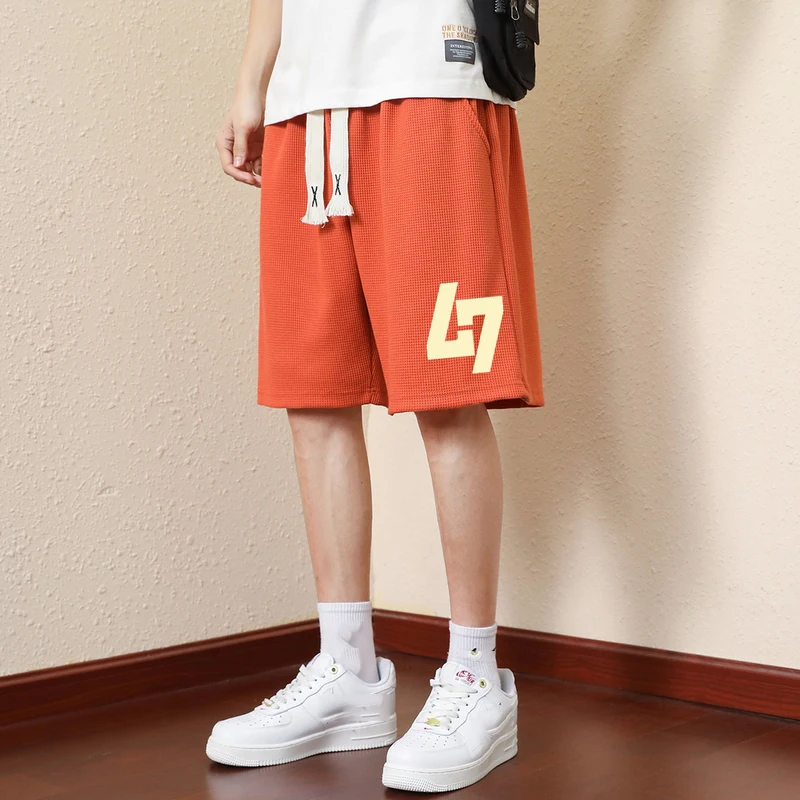 

Summer New Fashion Men's Shorts Digital Printing Drawstring Thin Section Five-Minute Pants Outdoor Running Sports Casual Men's