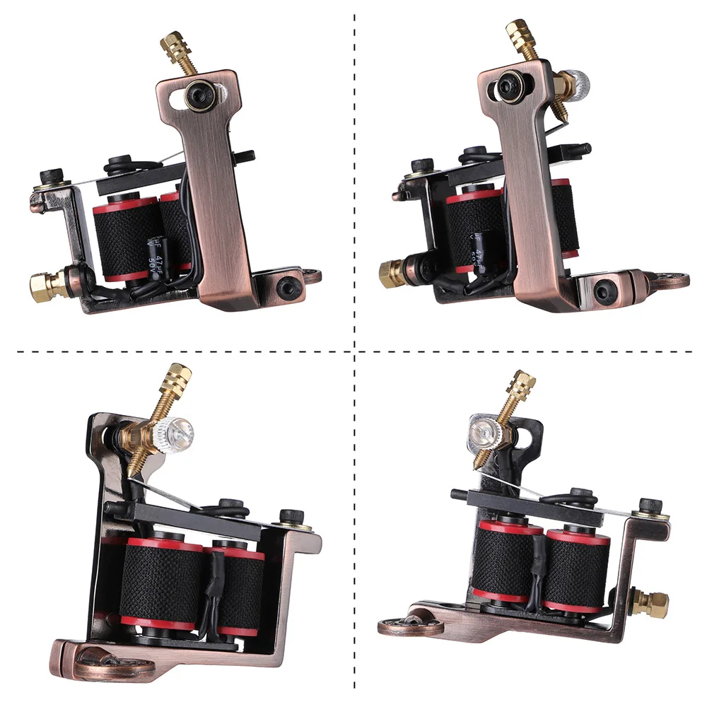 Tattoo Coil Machine Supplies Warehouse Price Shader Spray Made of Solid Pure Copper Professional Makeup Eyebrow Equipment