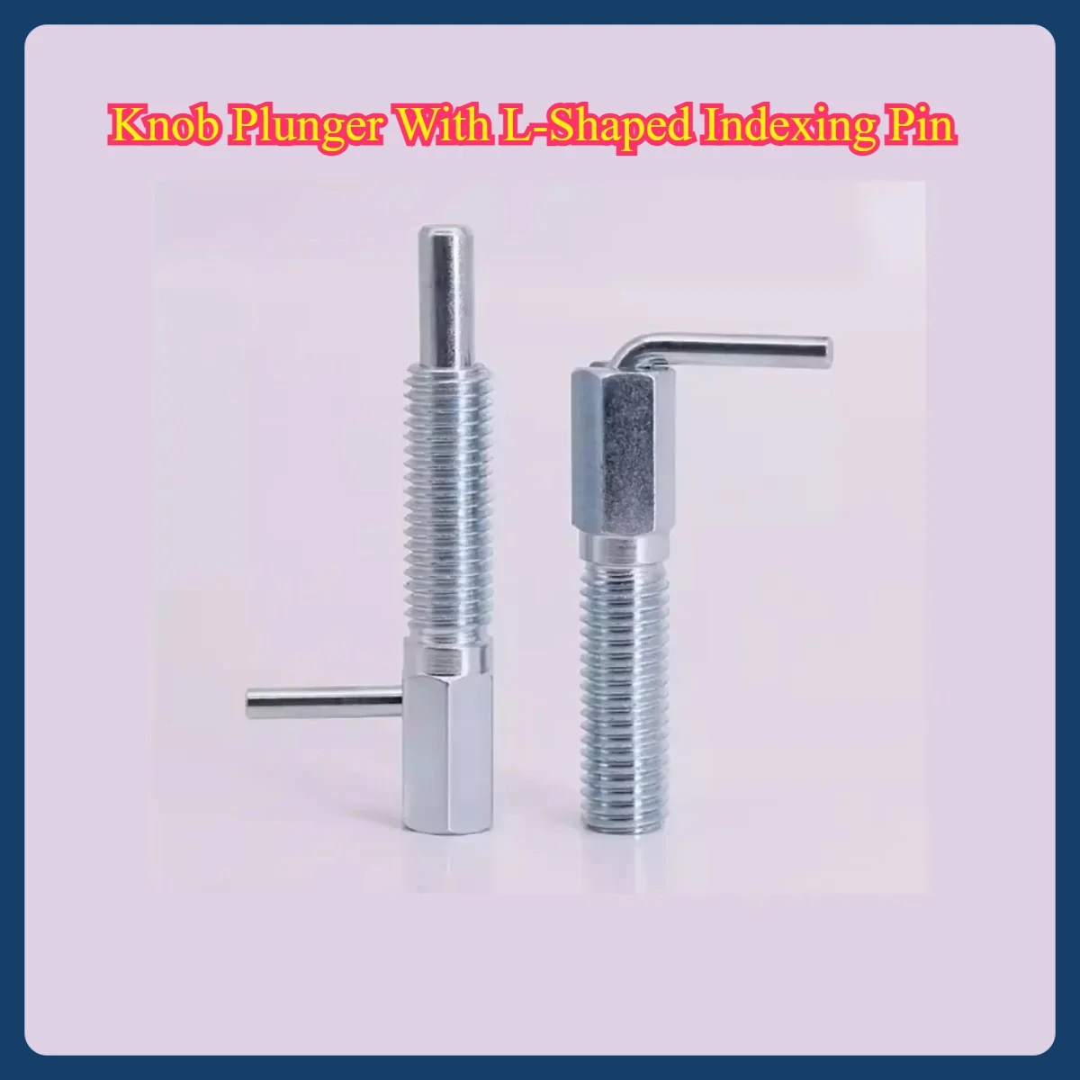 

Knob Plunger With L-Shaped Indexing Pin/Spring Safety Fixed Position Stop Pin M6M8M10M12M16
