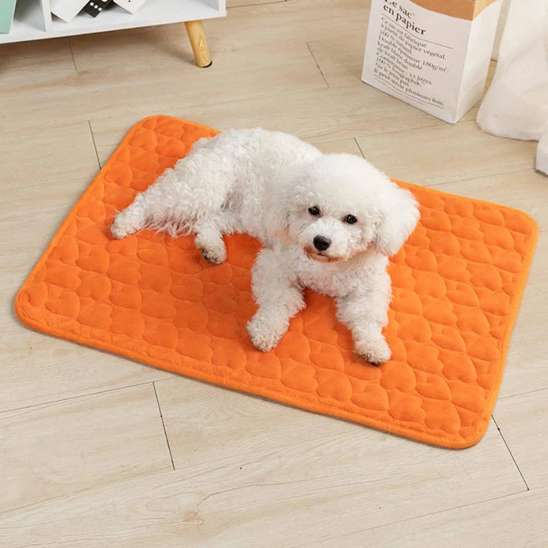 Washable Pet Sleeping Bed Mat for Small Medium Dogs Thicken Warm Pet Mat Dog Bed Teddy Corgi Pets Sleeping Mat Dog Accessories