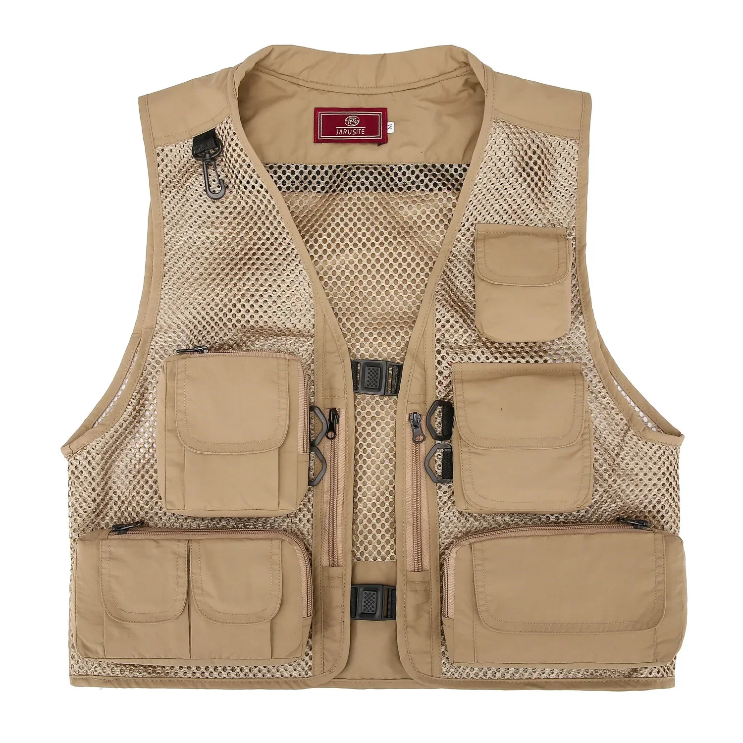 

Multi-Pocket Vest Male Breathable Outdoor Journalist Sports Fishing Photography Volunteer Vest Tooling Vest Gilet Caccia