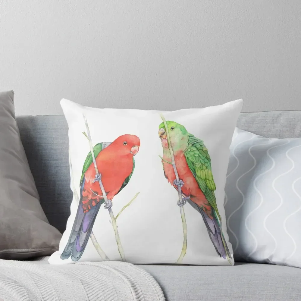 

King Parrots Throw Pillow Luxury Pillow Cover christmas pillowcases Marble Cushion Cover bed pillows pillow