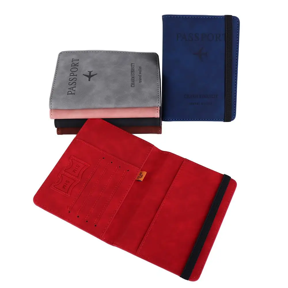 Accesorios cartera documento ID tarjeta bancaria monedero organizador caso pasaporte libro pasaporte titular cartera funda pasaporte