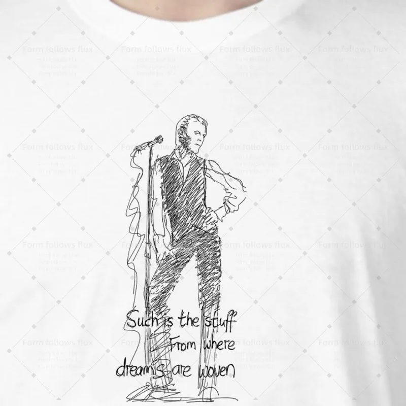 

2026 men T-Shirt Hoodie 70s Glam Rock Legend David – The Thin White Duke Dads Father's Day Pop Mod Reggae Irish Hand Drawn Comic