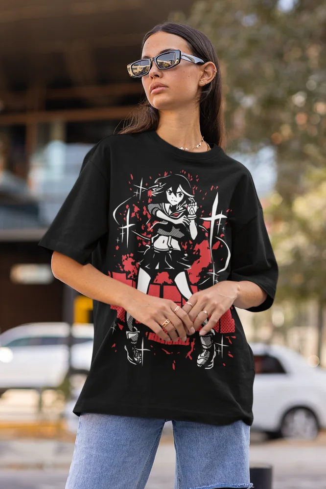 Kill La Kill Ryuko T-Shirt Girl Anime Manga Ryuko Matoi Senketsu Waifu Soft Tee