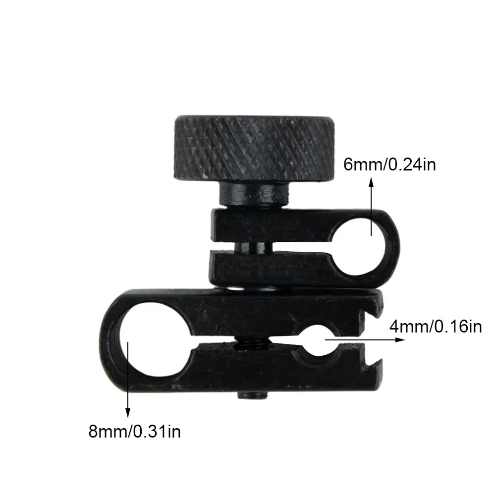 Dovetail Clamps Dial Test Indicator Clamp For Dial Test Indicator Tungsten Steel 4/6/8mm Hole Micrometer Holder