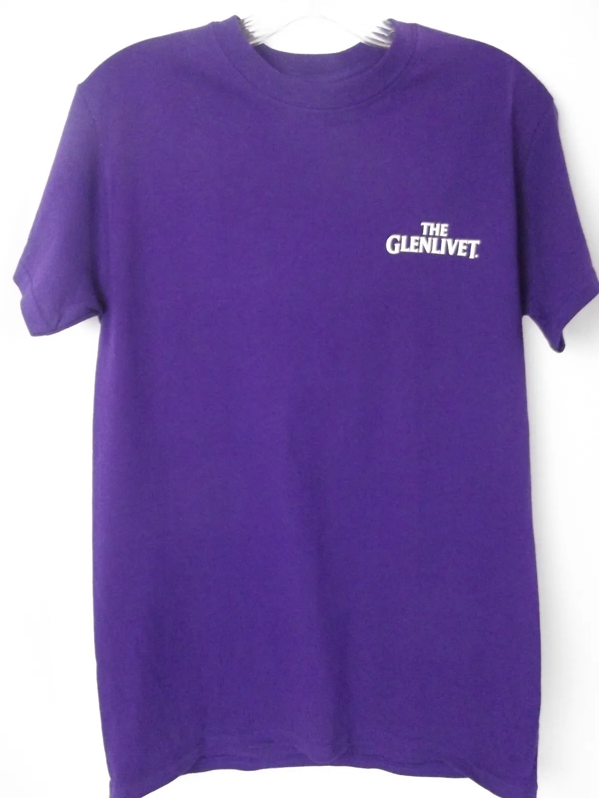 Camiseta morada The Glenlivet Scotch Whisky UNISEX NUEVA