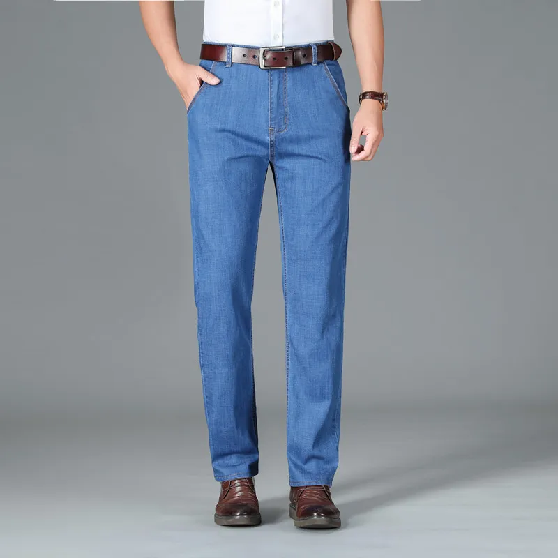 Fashion Loose Button Spliced Zipper Pockets All-match Business Jeans Men's 2024 Spring New Oversized Solid Color Casual Pants