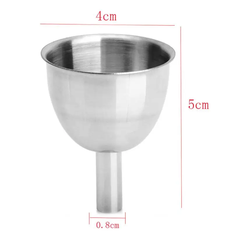 Stainless Steel Funnel Mini Funnel Oil Spill Wine Spill Tool Liquid Dispenser Kitchen Funnel Set Entonnoir Kitchen Accessories