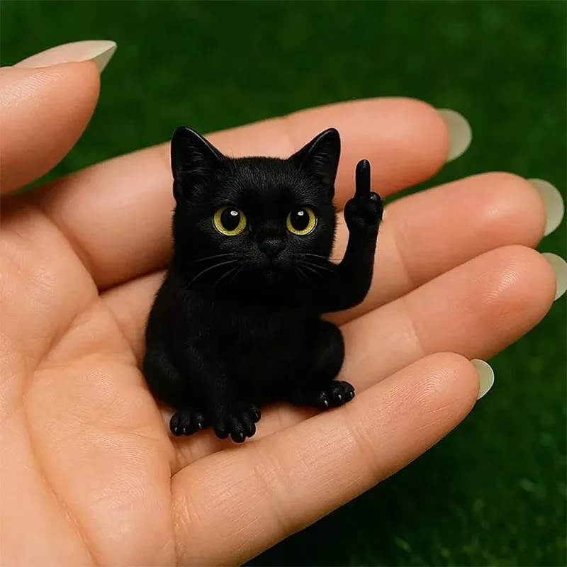 2D مضحك الحيوان العمودي الاصبع الوسطى شقة خشبية ديكور جدران المنزل لتقديم هدية للأصدقاء والأصدقاء الديكور الحرفية