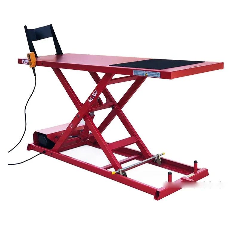 Small Displacement Electric Maintenance Platform Pedal Quality Motorcycle Lifting Platform, Hydraulic Jack Electric Vehicle Lift