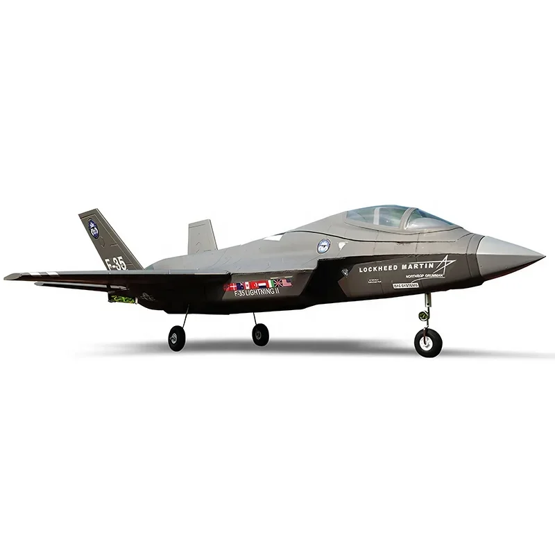 FMS 64mm EDF F-35 Lightning II V2 PNP RC Jet Fighter Upgraded With 11-Blade Fan & KV3900 Brushless Motor