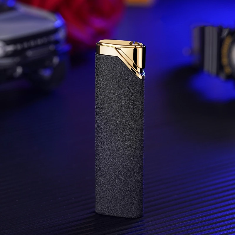 New Outdoor Windproof Direct Spray Red Flame Metal Lighter Cigarette Lighter Cigar Accessories Camping Tools Ignition kitchen