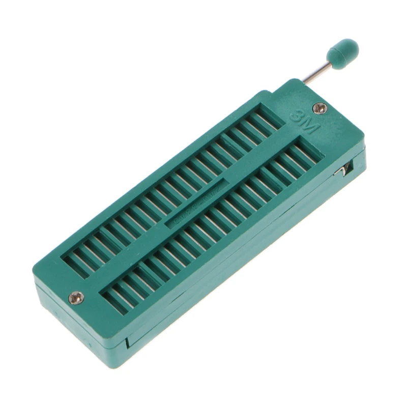 Новый 16, 20, 24, 28, 40 P Pin 2,54 мм, зеленый DIP-тест, универсальный разъем ZIF IC, сварочный тип