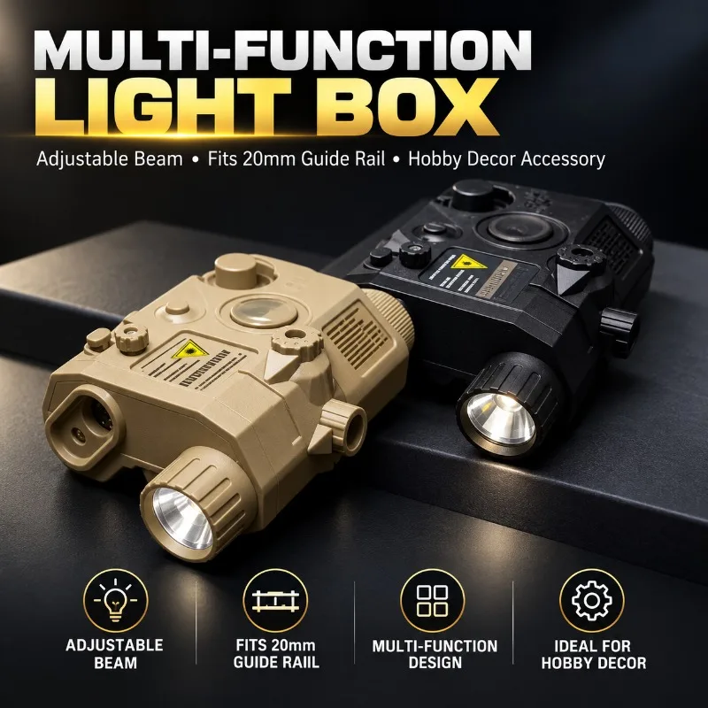 Multi-function Model Light Housing Built-in Flashlight Adjustable Beam Hobby Ornament Fitting