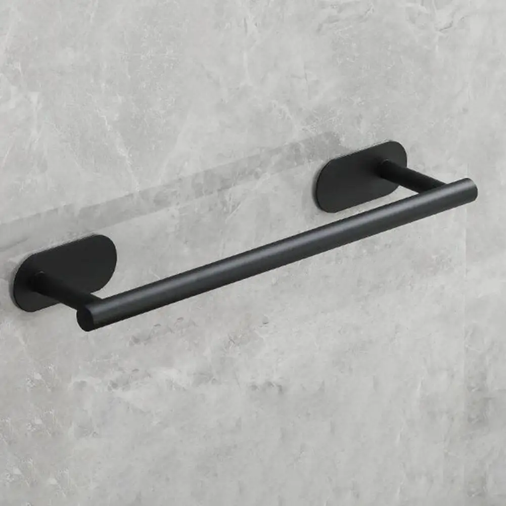 Wall Mount Towel Hanger Easy Installation Towel Holder Waterproof Wall-mounted Towel Rack Punch-free Load Bearing for Bathroom