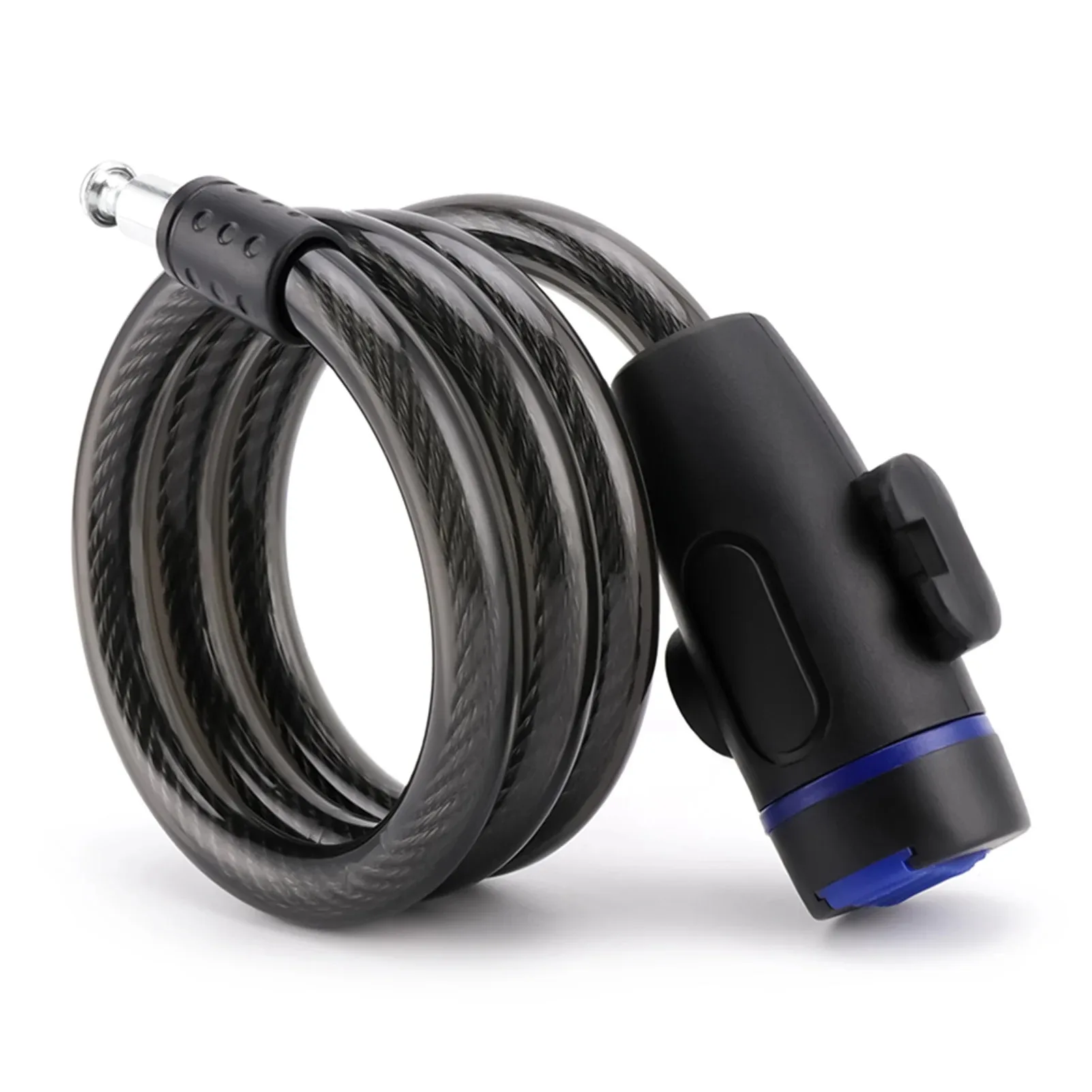 Bike Cable Lock with 2 Keys - Anti-Theft Steel Wire Security Lock for Bicycle Mountain  Bike  Road  Bike  Scooter