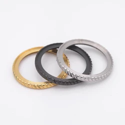Gold Silver Black Helical gear Watch Case steel ring Plating Stainless Steel Watch Bezel fit Seiko SKX007 SKX009 SKX011 SRPD