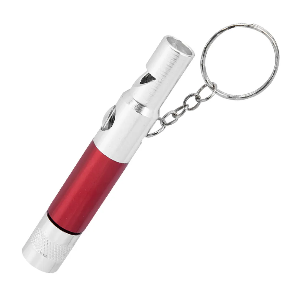 

Sturdy Aluminum Survival Whistle Compass Flashlight Keychain Loud Crisp Tone Outdoor Emergency Hiking Camping Survival Whistle