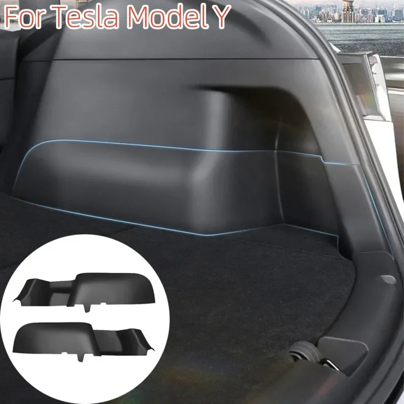 New！ Suitable for Tesla Model Y trunk with integrated full protective panels on both sides 2021, 2022, 2023