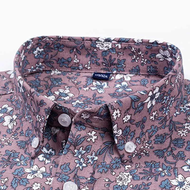 Men\'s long sleeve shirt All cotton printed casual wear comfortable breathable top high quality spring and summer fashion trend