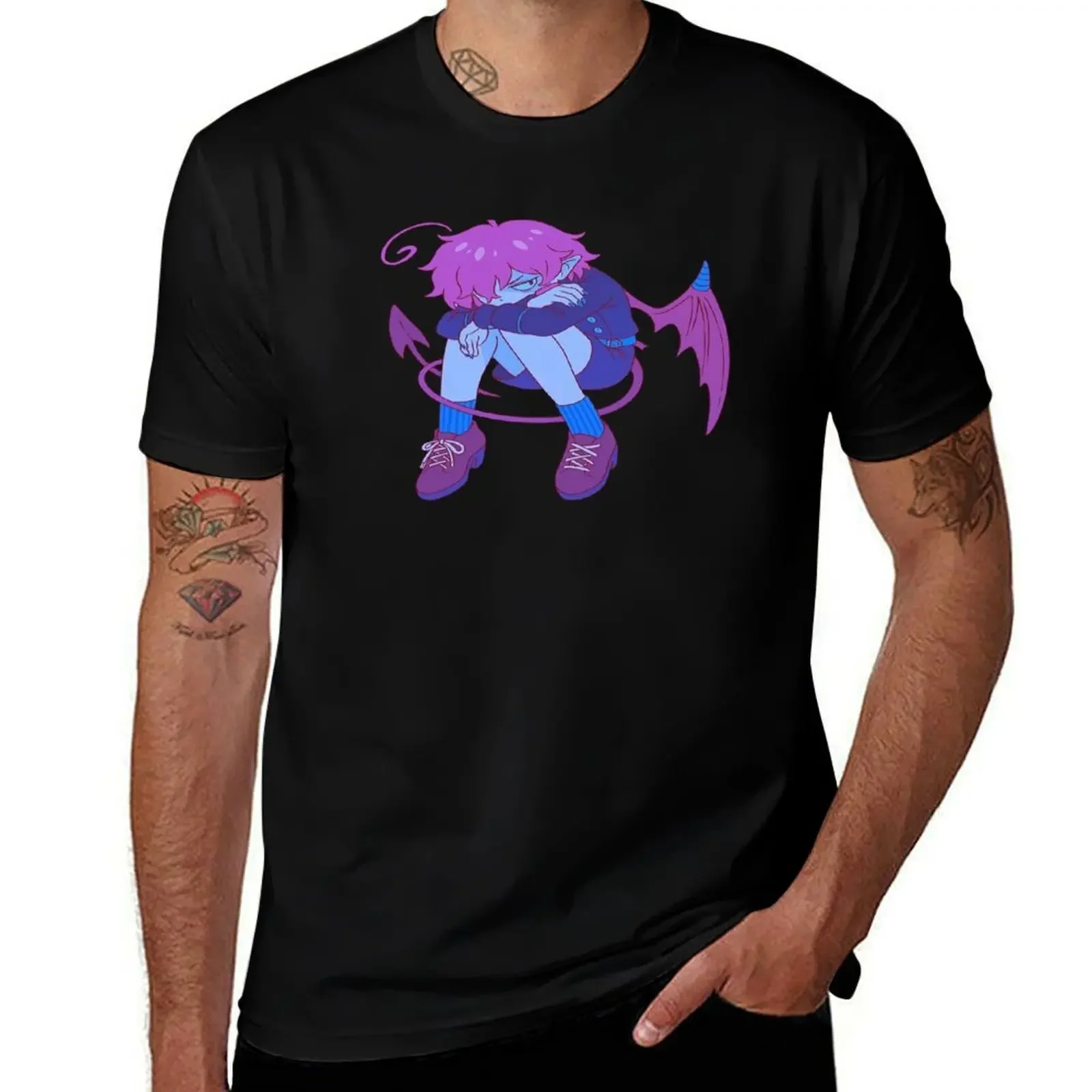 

The devil boy T-Shirt shirts graphic clothes blanks mens funny t shirts