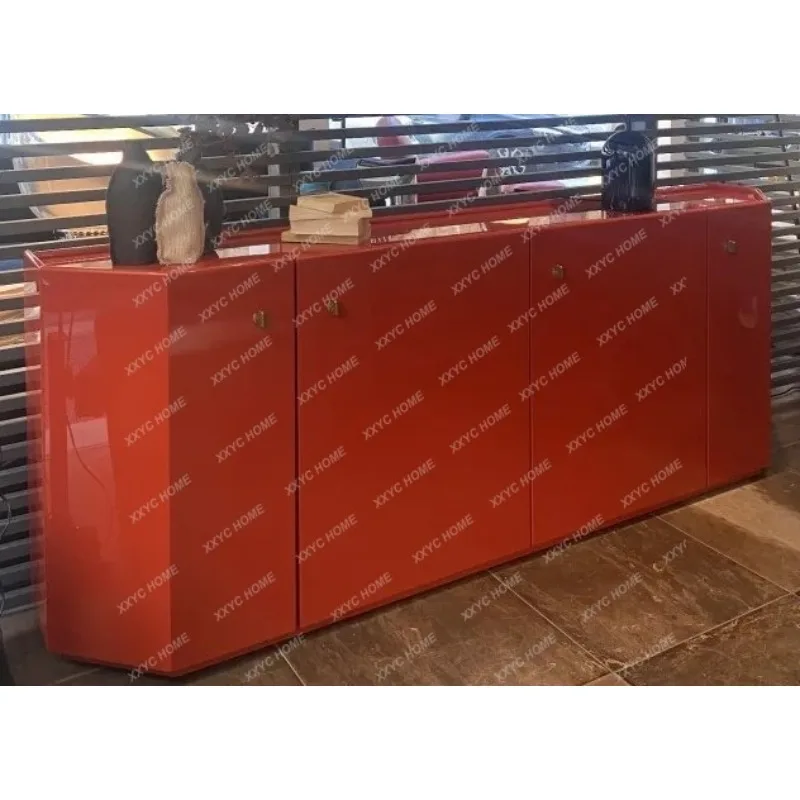 XX Simple modern gradual change locker light luxury storage shoe cabinet can be customized