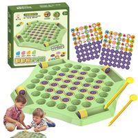 Fruit Flip Memory Game Memory Flip Chess with Chessboard with 60 Patterned Cards Flip Chess Memory Game Concentration Training