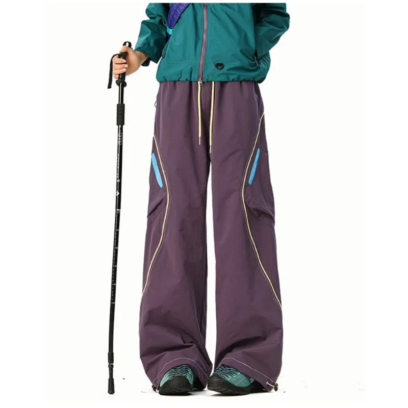 Picture 7: Outdoor Color-blocking Functional Style Men's Autumn Trend Loose Sportswear Casual Pants Hiking Mountaineering Workwear Pants
