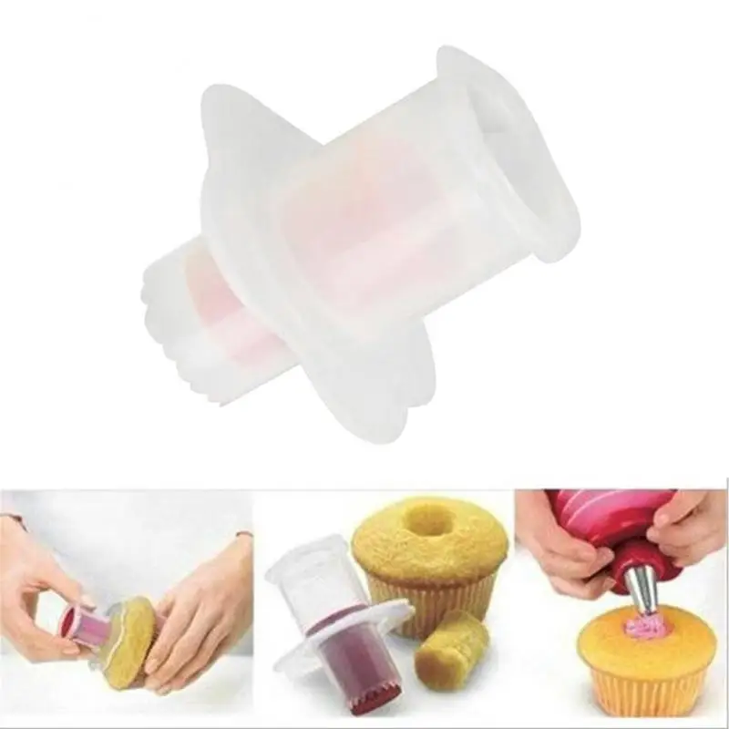 Cupcake Corer Plunger Cutter astry Corer Decorating Divider Cake Filler Miffin Cake Filling Tools