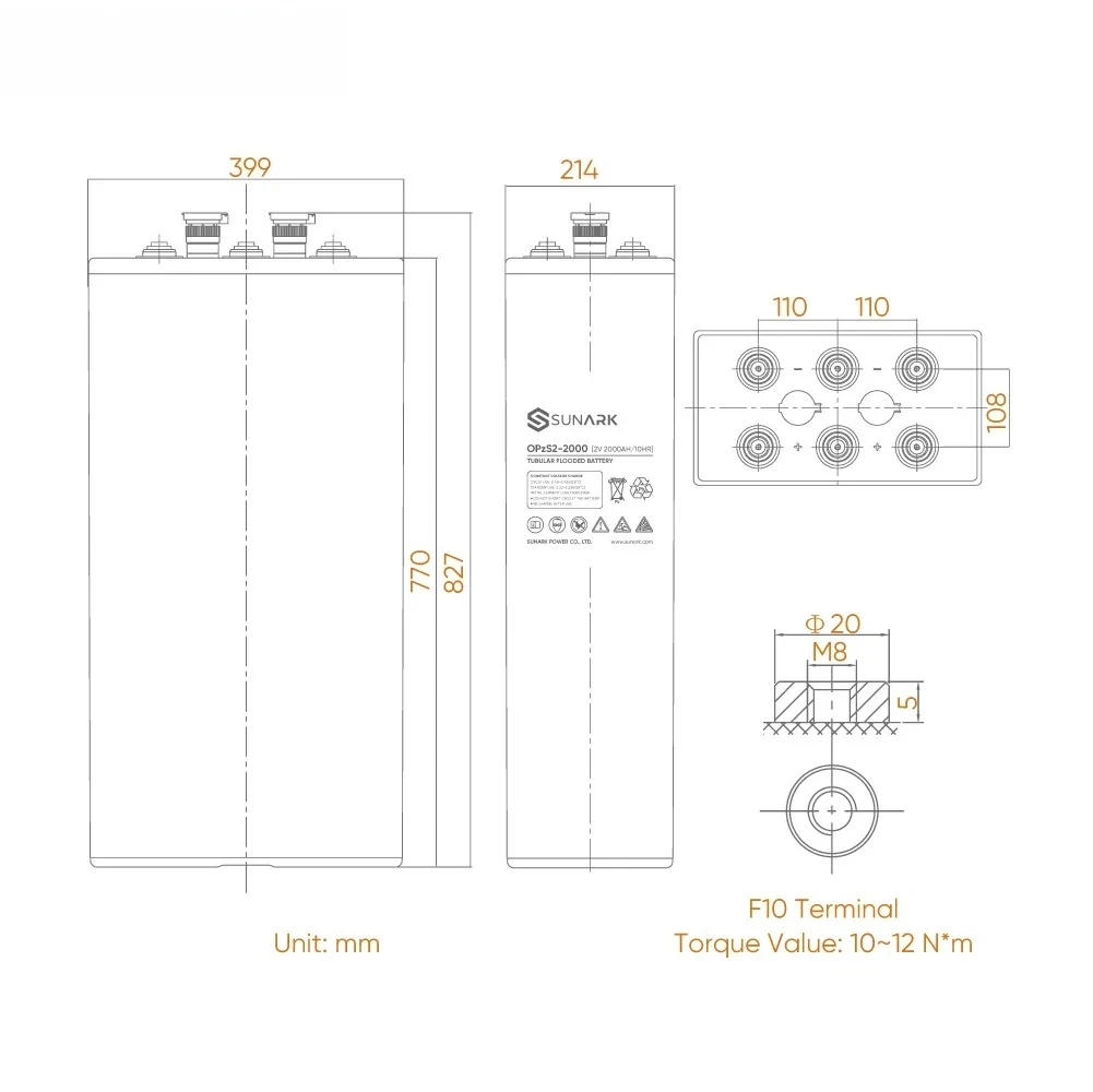 Acid    batteries, flooded tubular gel   , 2 volts, 2v, 1000ah, 1500ah, 2000ah, 3000ah