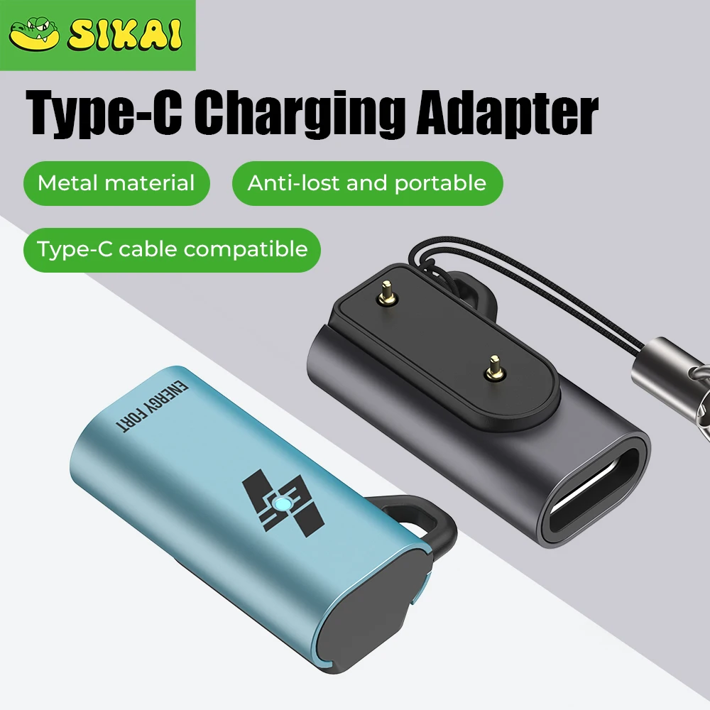 Type C Charging Adapter USB C Smart Watch Charger Converter For Huawei Band 11/10/9/8/7/6 Fit3 Watch 5X Pro/5X/5 Pro/5/4 Pro/4X
