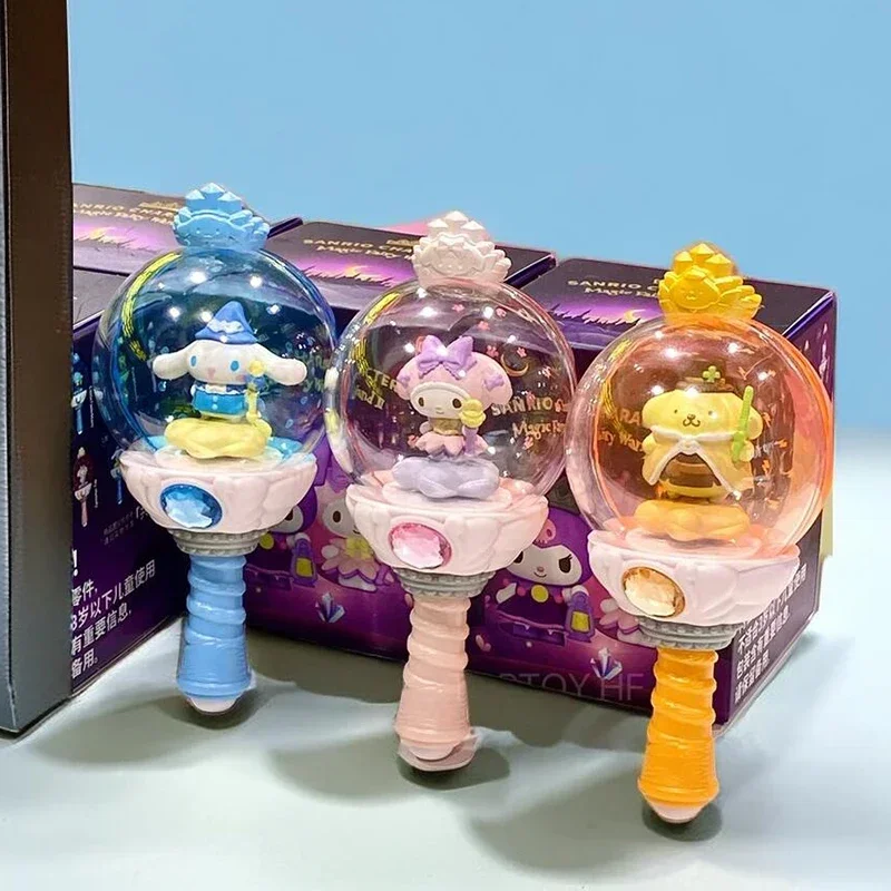 Sanrio Fantasy Magic Fairy Wand The Second Generation Series Action Figure My Melody Kuromi Cinnamoroll Model Toy regalo a sorpresa